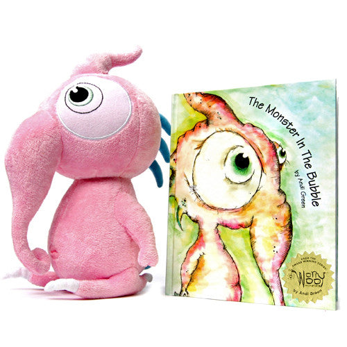 Squeek, The Monster of Innocence & Book: The Monster In The Bubble –  ChildTherapyToys