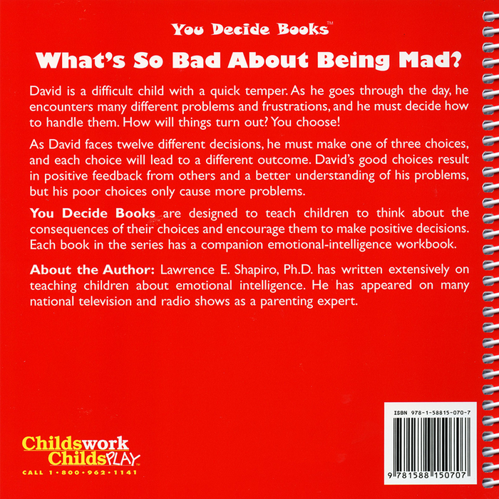 You Decide About Handling Anger Book & Workbook with CD