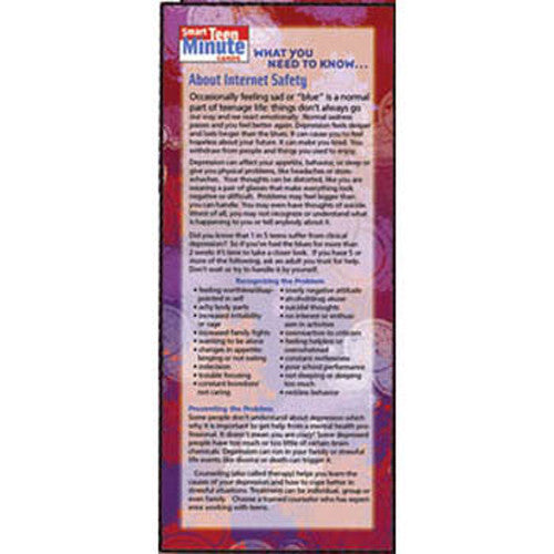 What You Need to Know... About Internet Safety Smart Teen Minute Card 50-pack