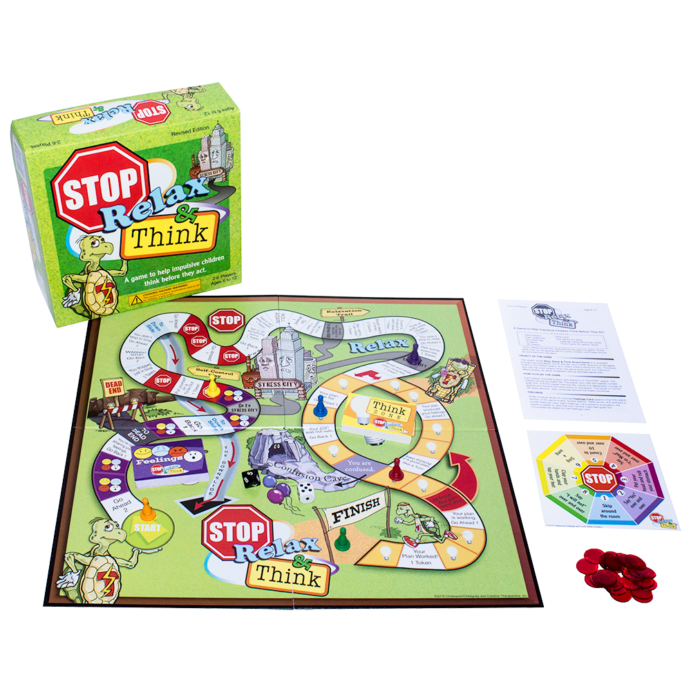 The Stop, Relax, and Think Board Game
