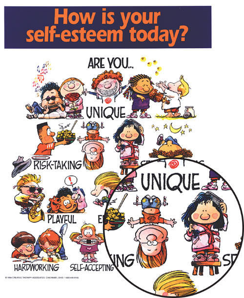 Self-Esteem Poster and Magnet