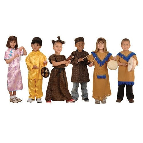 Set of 6 Costumes from Around the World