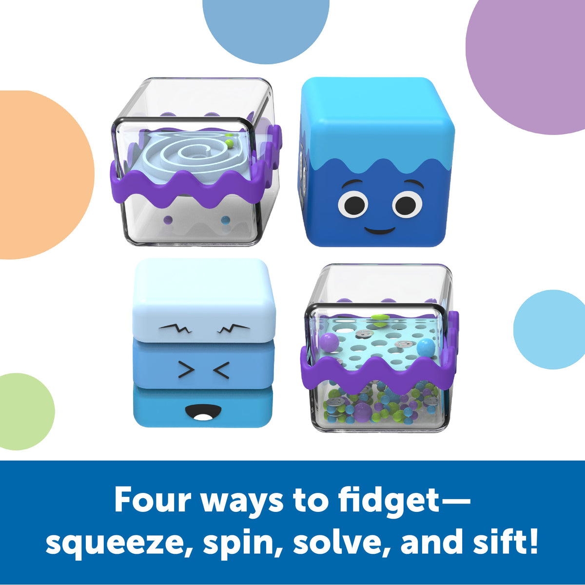 Using Fidget Cubes Cool Down Cubes Sensory Fidget Set – ChildTherapyToys