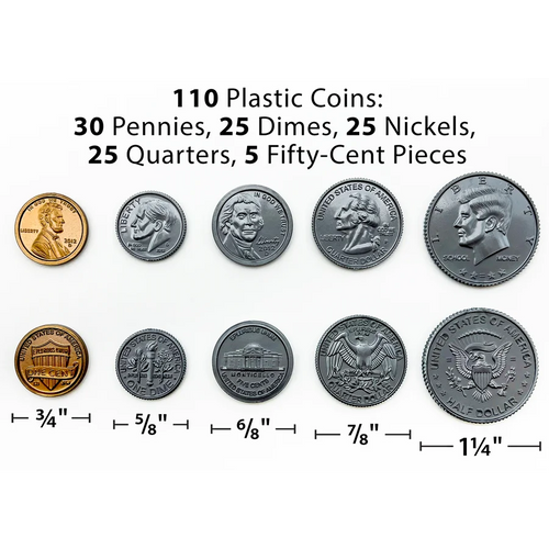 Play Money: Assorted Coins