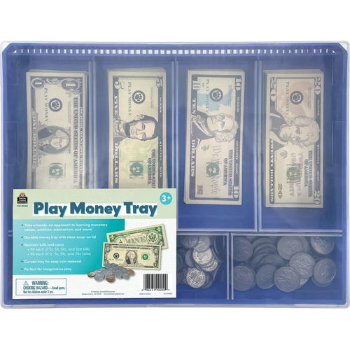 Play Money Set with Tray