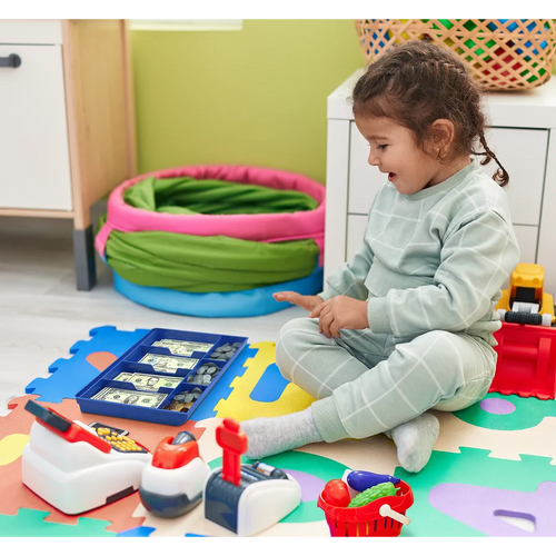 Play Money Set with Tray