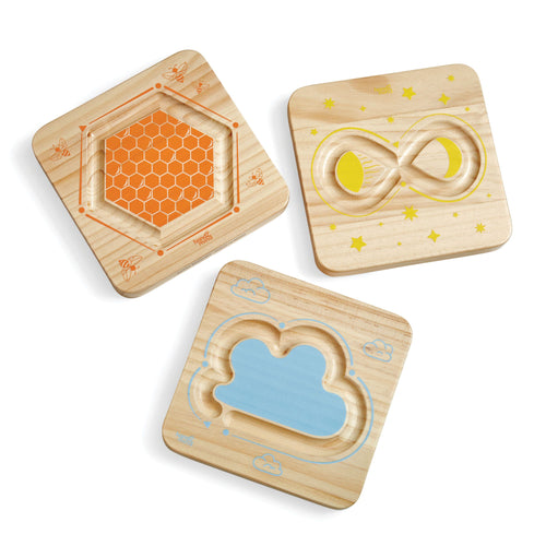 Wooden Mindful Maze Set