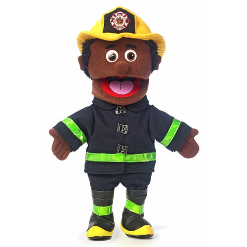 Ethnic Fireman Puppet