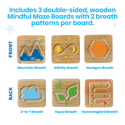 Wooden Mindful Maze Set