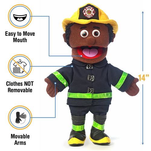 Ethnic Fireman Puppet