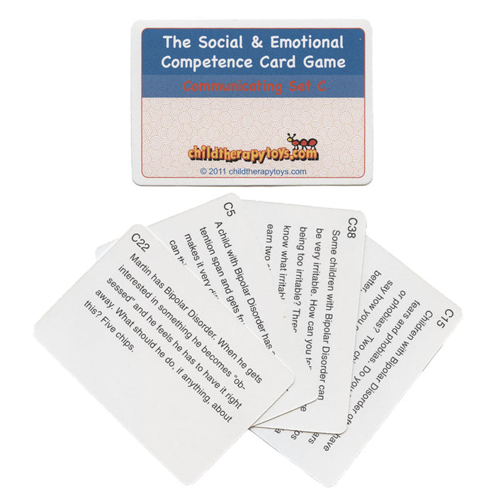 Bipolar Cards for The Social and Emotional Competence Board Game