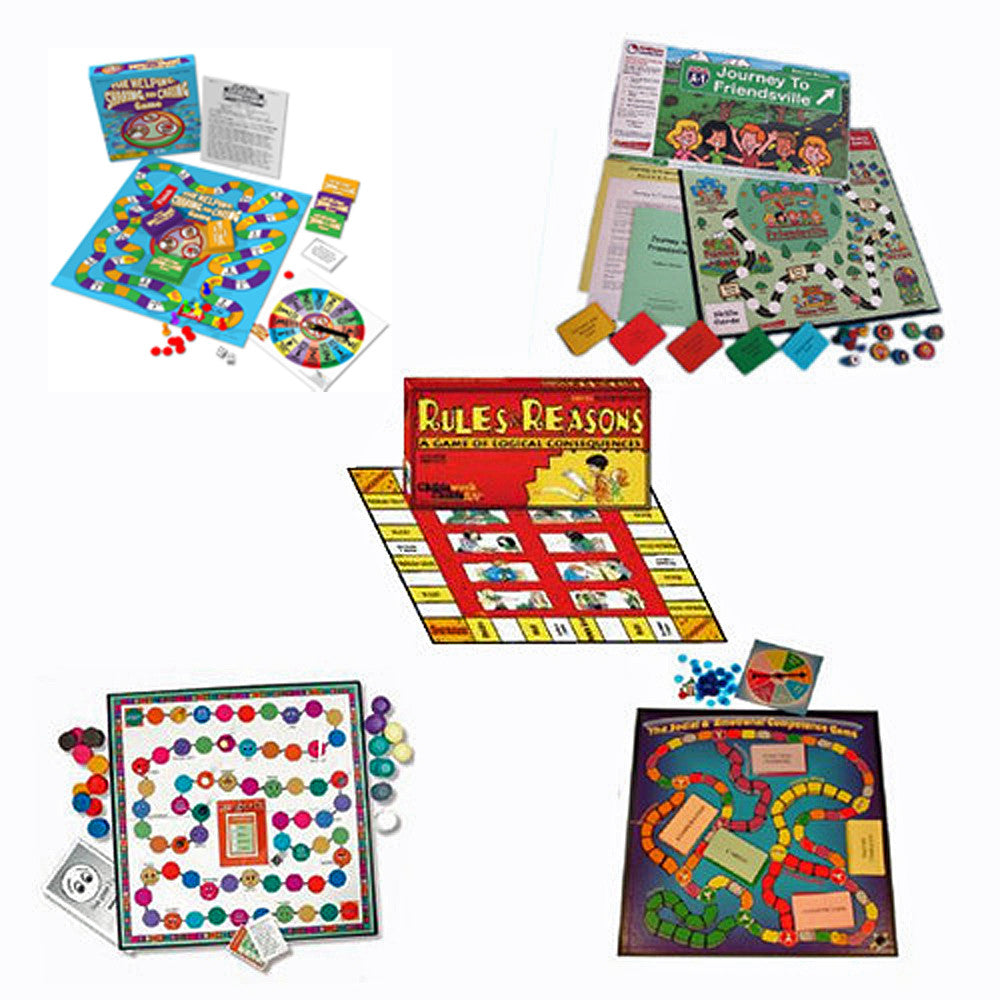 Social Skills Training Therapy Game Package