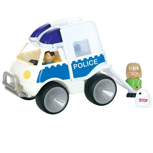 Furgoneta de policía de juguetes Gowi