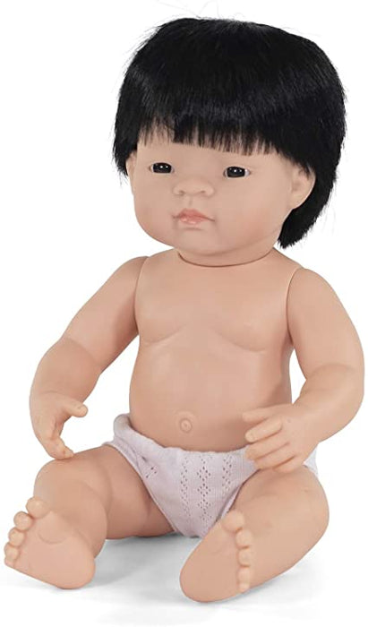15 Inch Anatomically Correct Asian Boy Baby Doll
