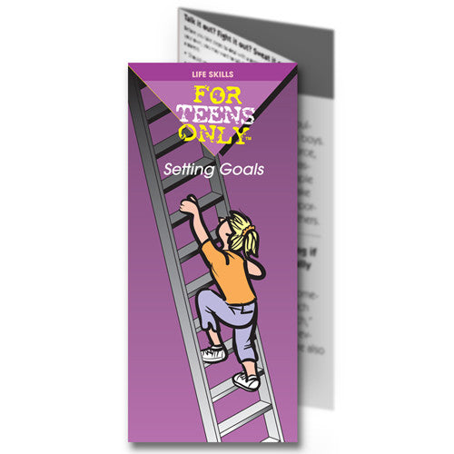 For Teens Only Pamphlet: Setting Goals 25 pack