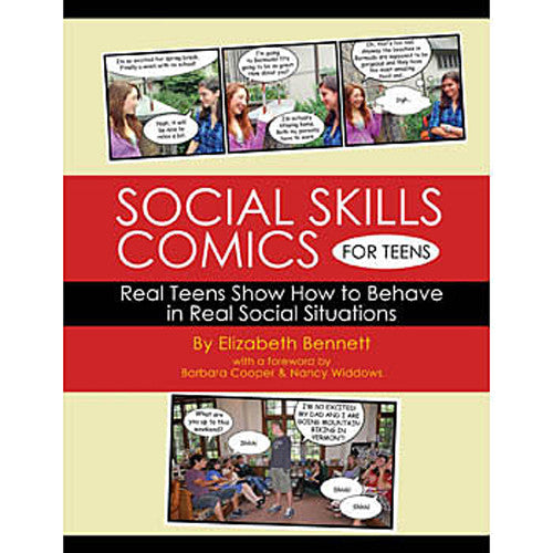 Libro de ejercicios de historietas de habilidades sociales para adolescentes