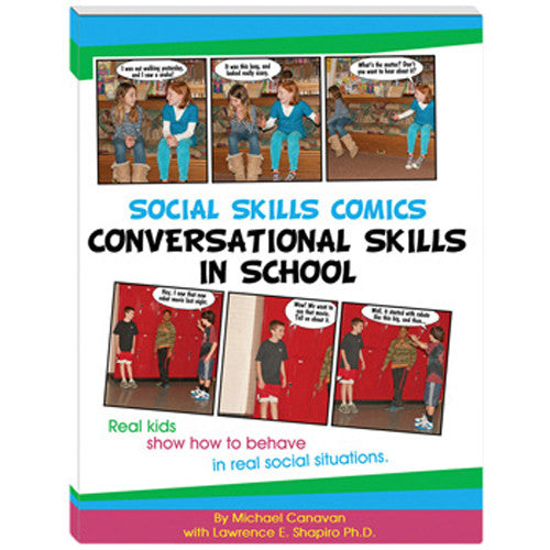 Social Skills Comics for Kids - Conversational Skills in School Book