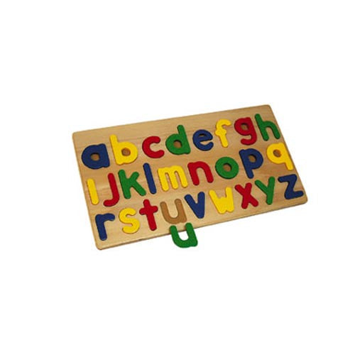 Kleinbuchstaben-Alphabet-Puzzle