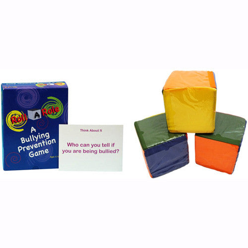 Roll a role: un gioco di prevenzione del bullismo (set di carte e cubi)