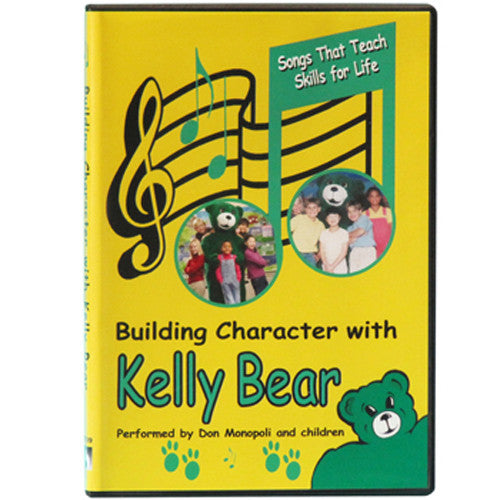 Costruire il personaggio con il CD audio di 29 brani di Kelly Bear