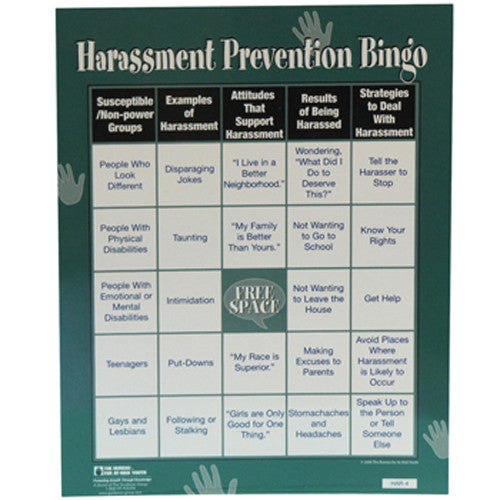 Harassment Prevention Bingo Game
