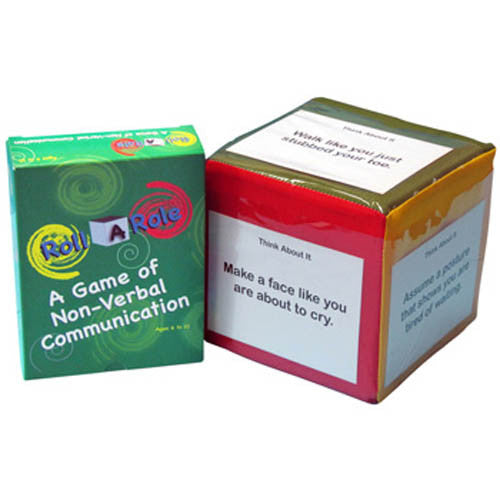 Roll A Role: A Game of Non-Verbal Communication Cubes & Cards