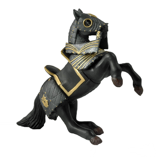 Cavallo - Cavaliere in armatura nera