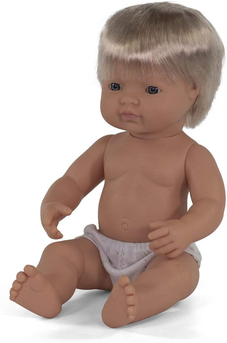 15 Inch Anatomically Correct Caucasian Boy Baby Doll