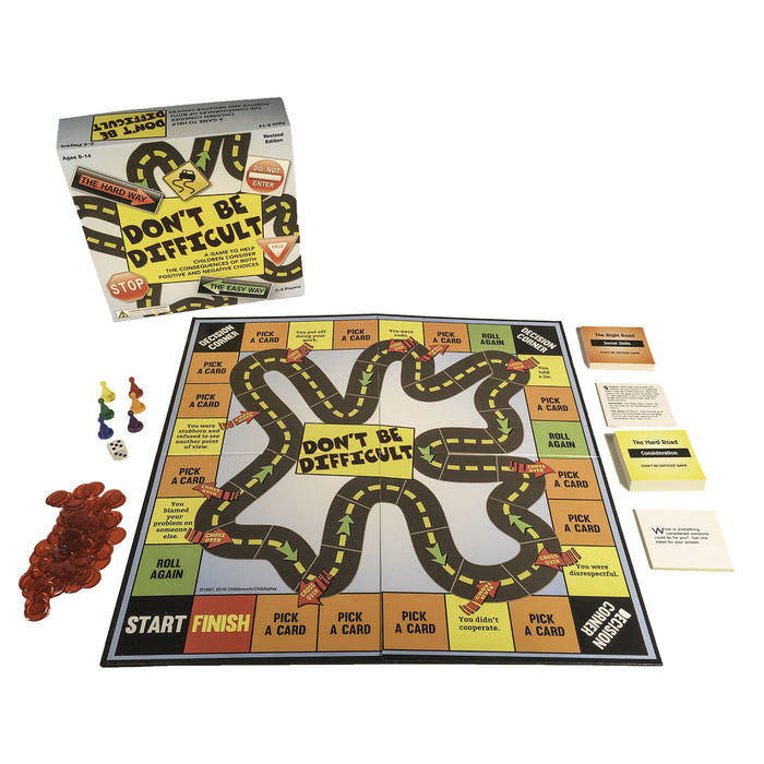 Don't Be Difficult Revised Edition (a board game for oppositional-defiant children)