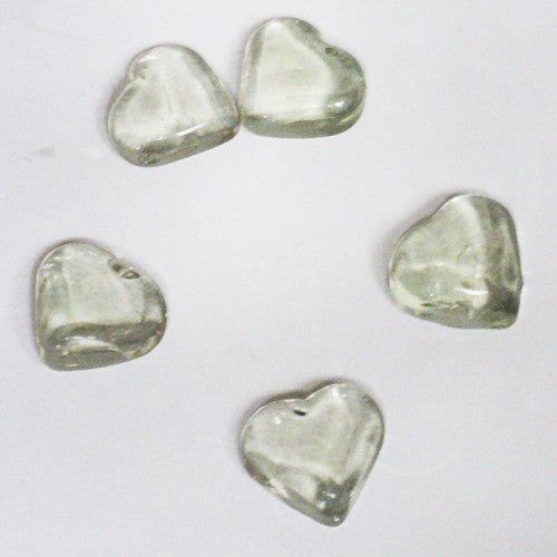 Hearts, Glass (Set of 5)