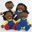 Afroamerikanische Puppenfamilie