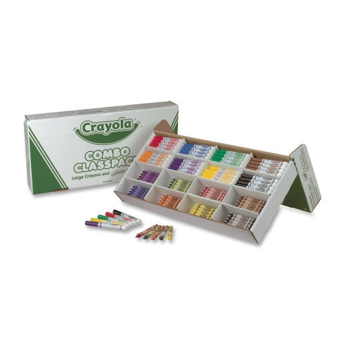 Crayola Deluxe Crayons and Marker Pack (256 pcs)