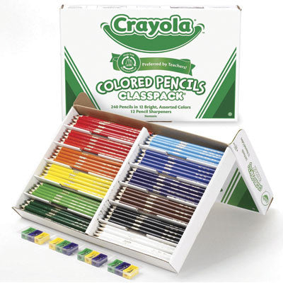  Crayola Colored Pencils, 12 Count, Colored Pencil Set : Toys &  Games