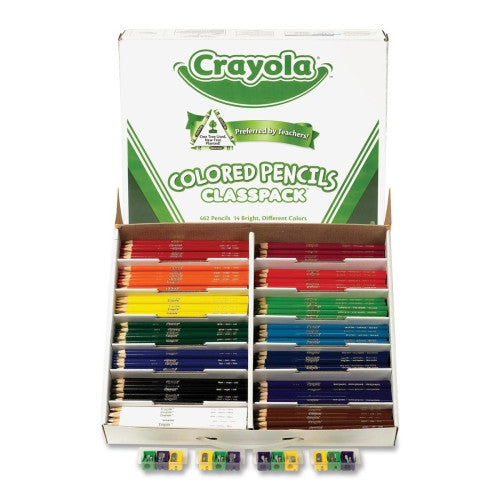 462 pc Crayola Colored Pencils Classpack (14 colors)