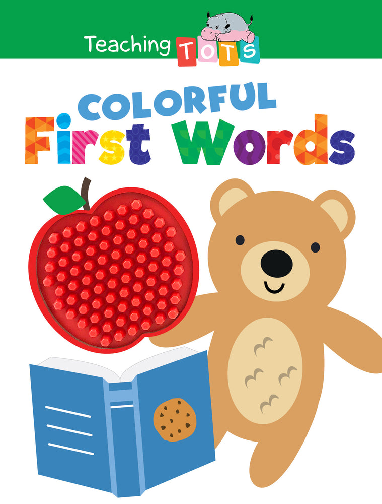 Farverige First Words Sensory Silikone Touch and Feel Board Books