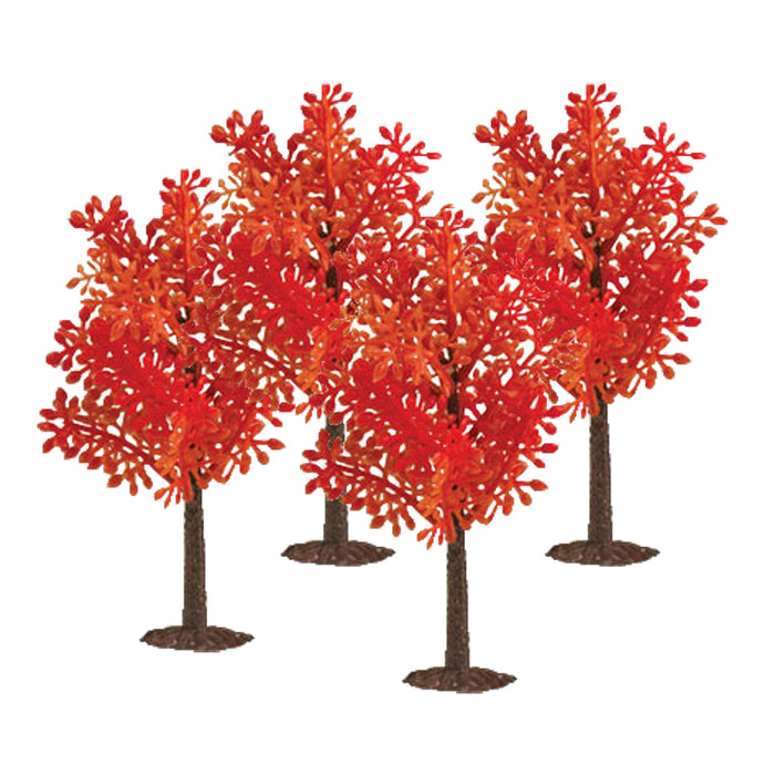 Fall Trees with Stand (set of 4)