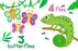 Jungle Counting Sensory Silikone Touch and Feel Board Books