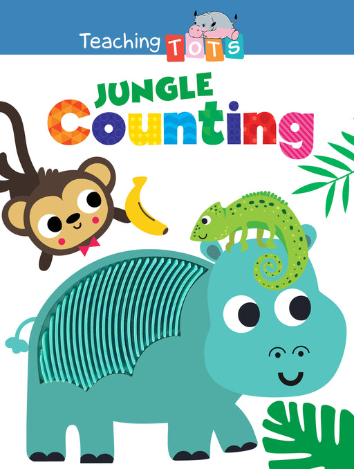 Jungle Counting Sensory Silicone Touch and Feel Libros de tablero