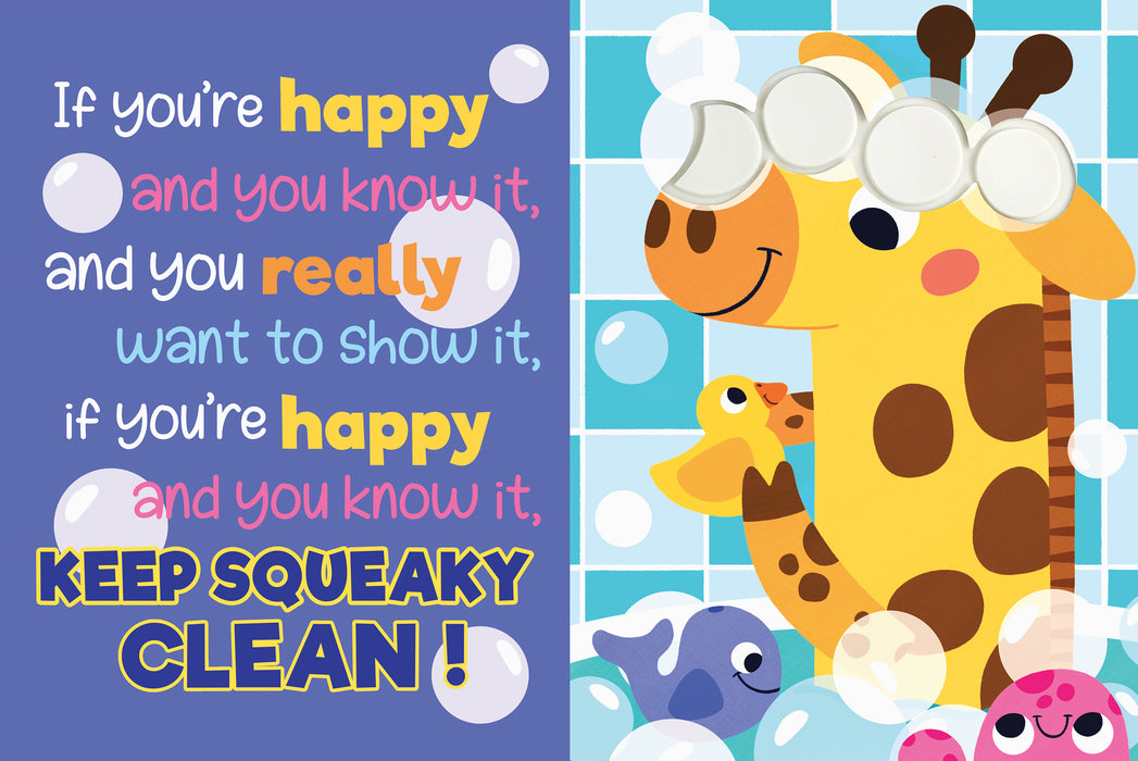 Keep Squeaky Clean Sensory Silicone Touch and Feel Board Books
