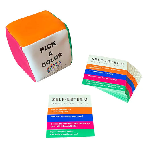 Totika Cube Game with Self-Esteem Cards