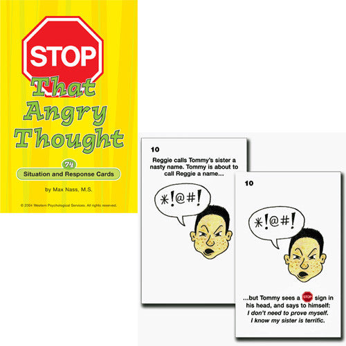 Stop That Angry Thought Card Game