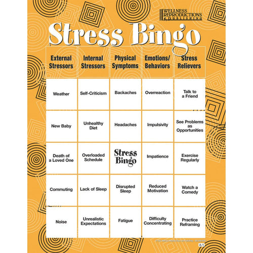 Stress Bingo - Adult Version