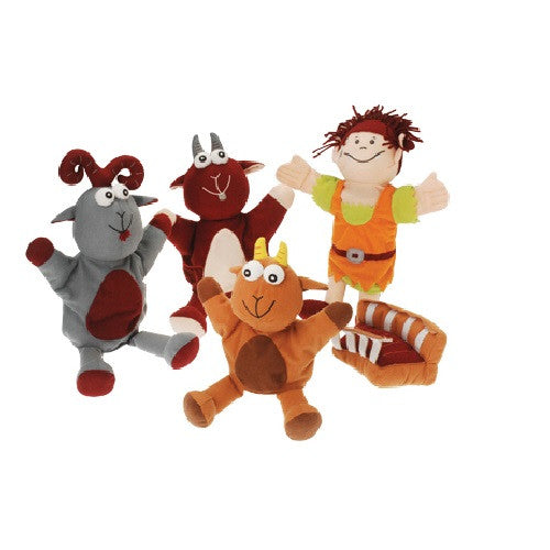 The Three Billy Goats Gruff Puppet Set