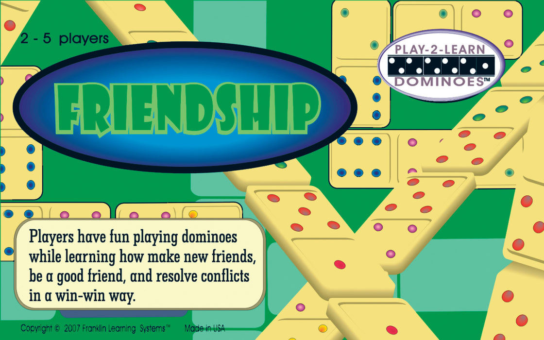 Friendship: Play-2-Learn Dominoes
