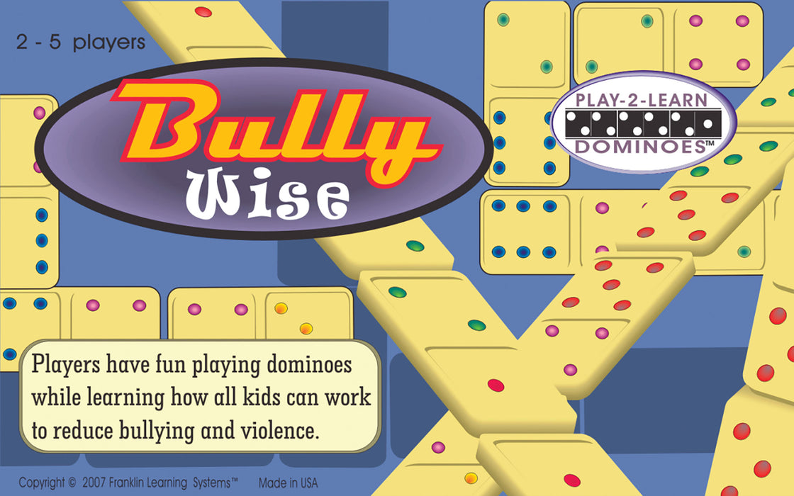 Bully Wise: Play-2-Learn Dominoes — ChildTherapyToys