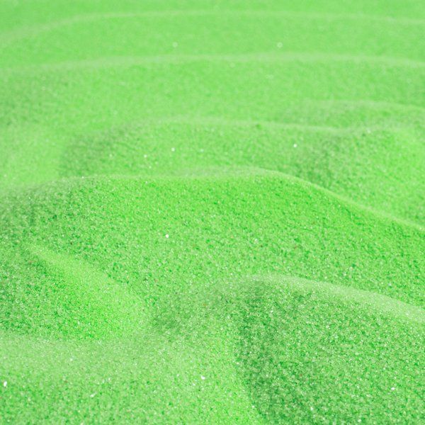 Classic Florescent Green Therapy Sand, 25 Pounds