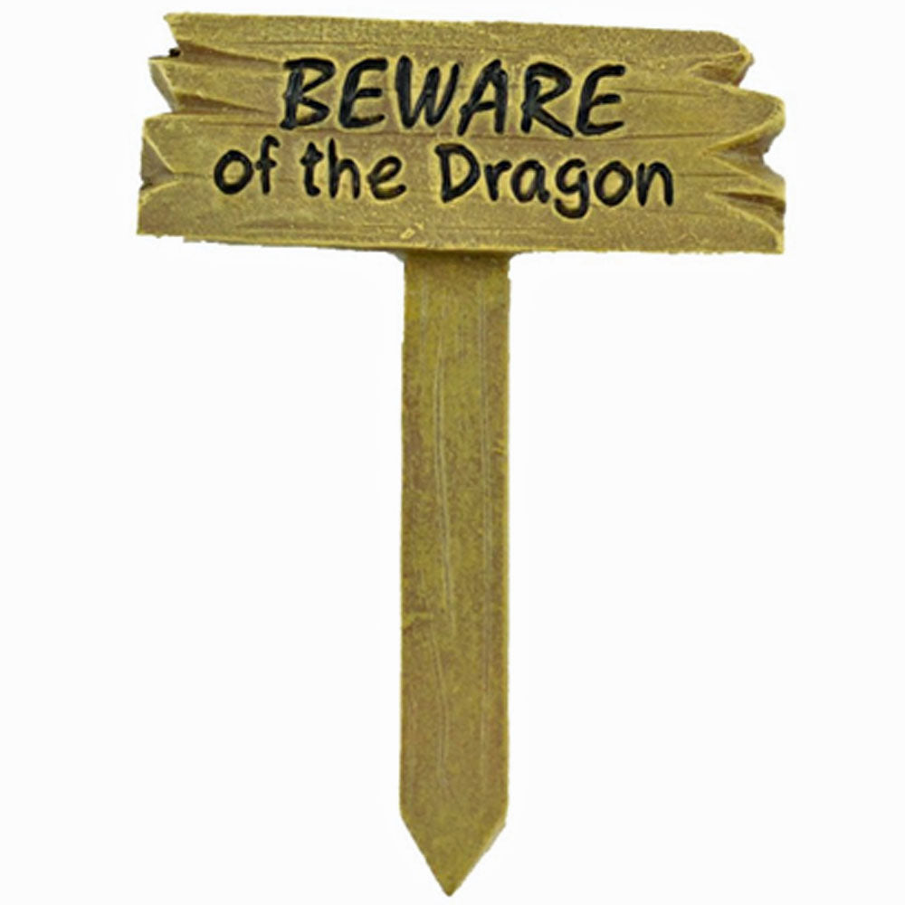 Beware of Dragon Sign