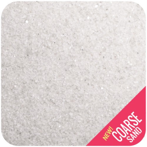 Coarse Grain White Therapy Sand, 50 pounds