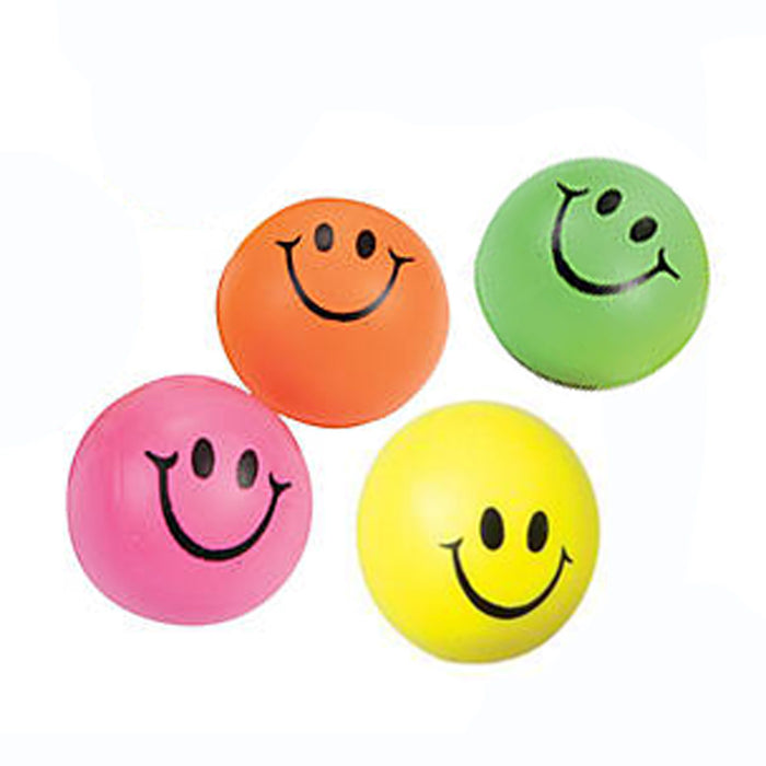 Happy Face Squeeze Balls Set of 6
