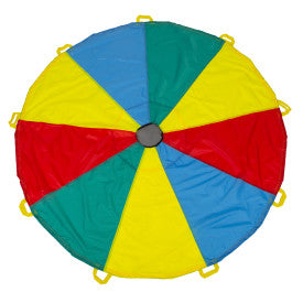 Playchute Parachute - 12 ft - Rainbow